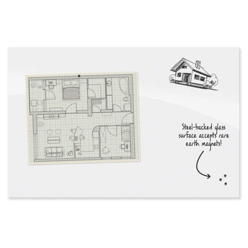 InSight Low Iron Magnetic Glass Board