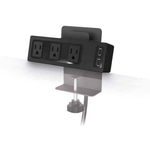 Clamp Mount Outlet & USB Charger