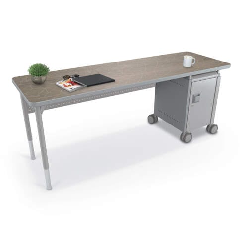 Compass Single Cabinet Teacher Desk