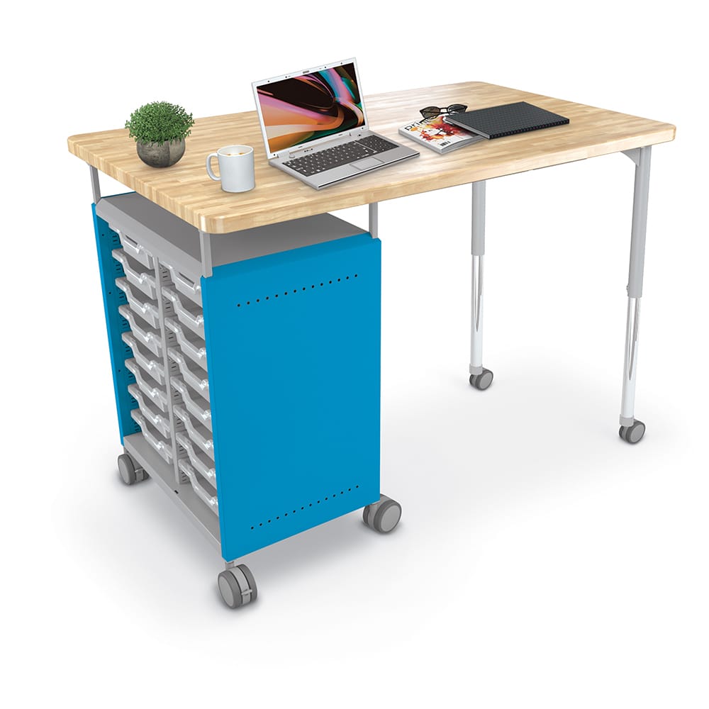 Compass Single Cabinet Workstation