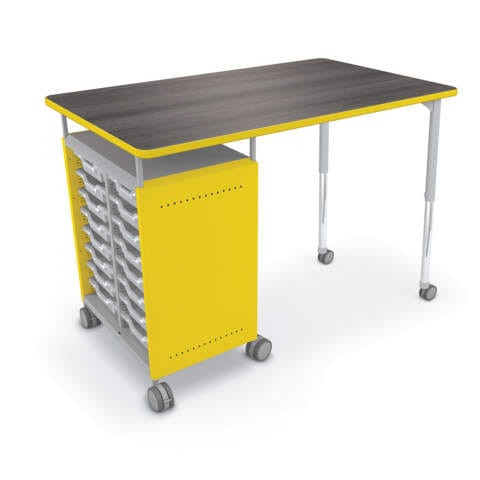 Compass Single Cabinet Teacher Workstation