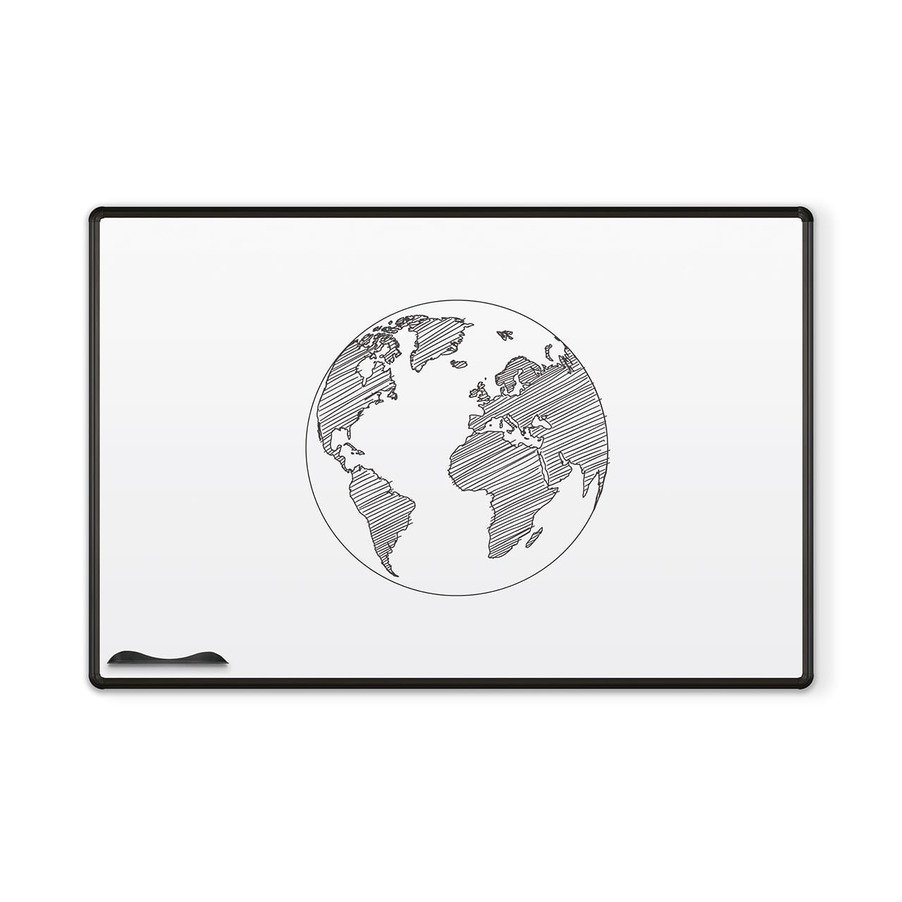 Magne-Rite Whiteboard – Presidential Trim (Black)