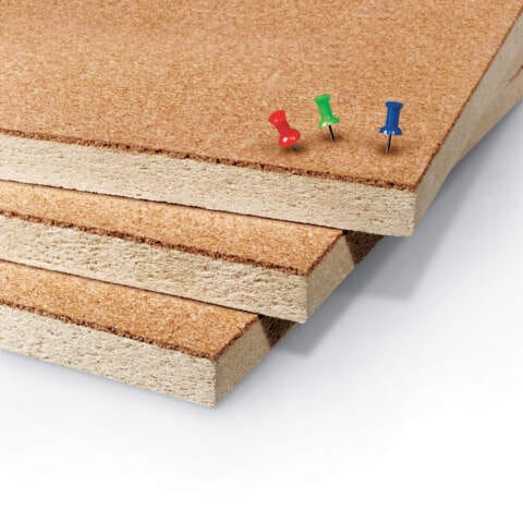 Natural Cork Tackboard Panel