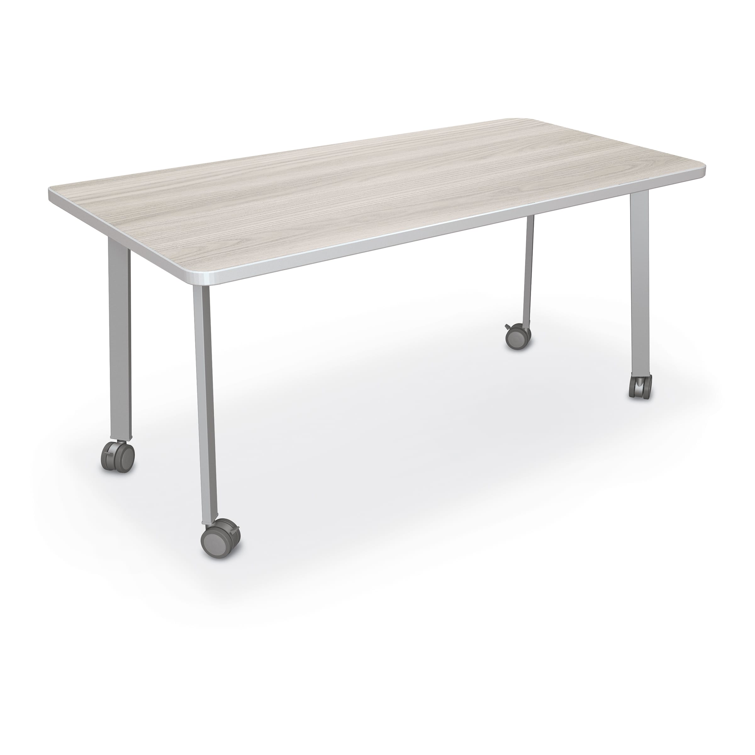 Akt Rectangle Table 7230 (42″H) – Round or Rectangular Legs (Casters or Glides)