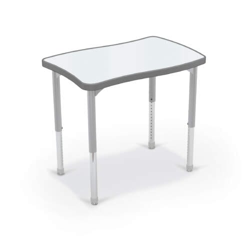 Hierarchy Creator Rectangle Desk + Porcelain Steel Top