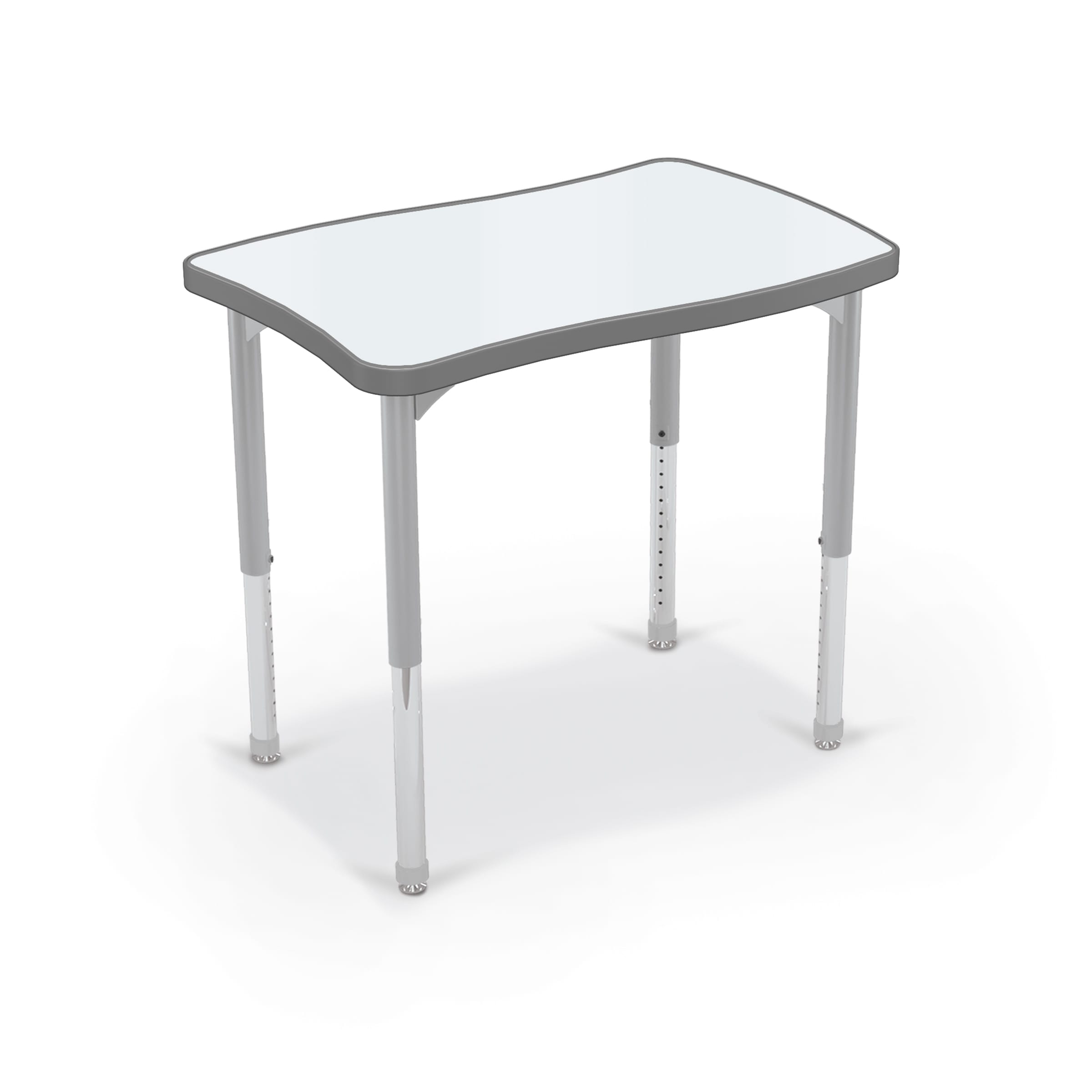 Hierarchy Creator Rectangle Desk + Porcelain Steel Top