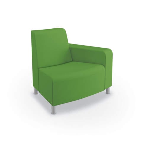 Phoeby Outdoor Outside Curve Chair – Single Arm