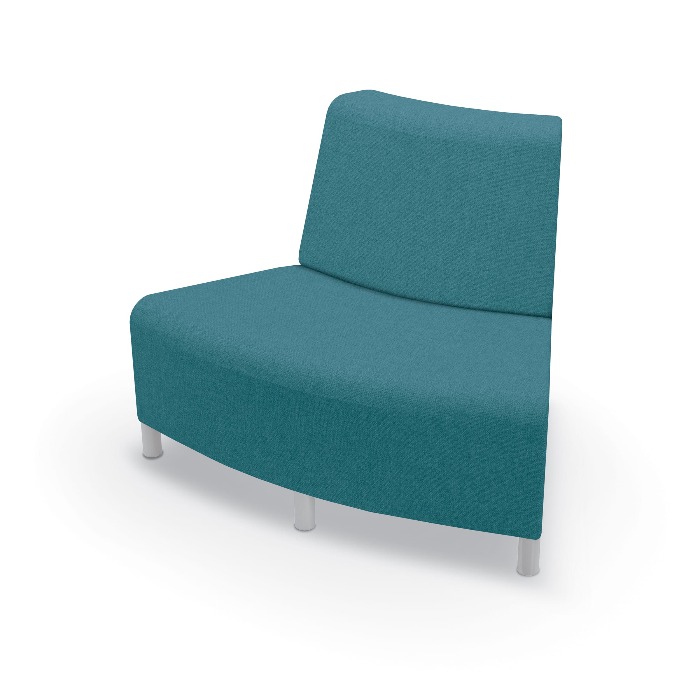 Phoeby Indoor Outside Curve Loveseat – Armless