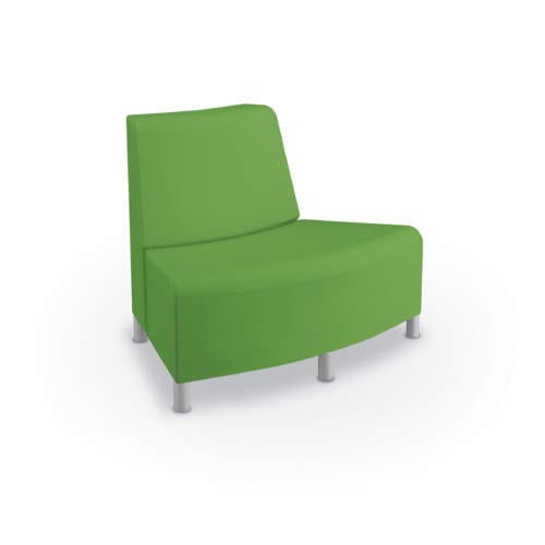 Phoeby Outdoor Outside Curve Loveseat – Armless
