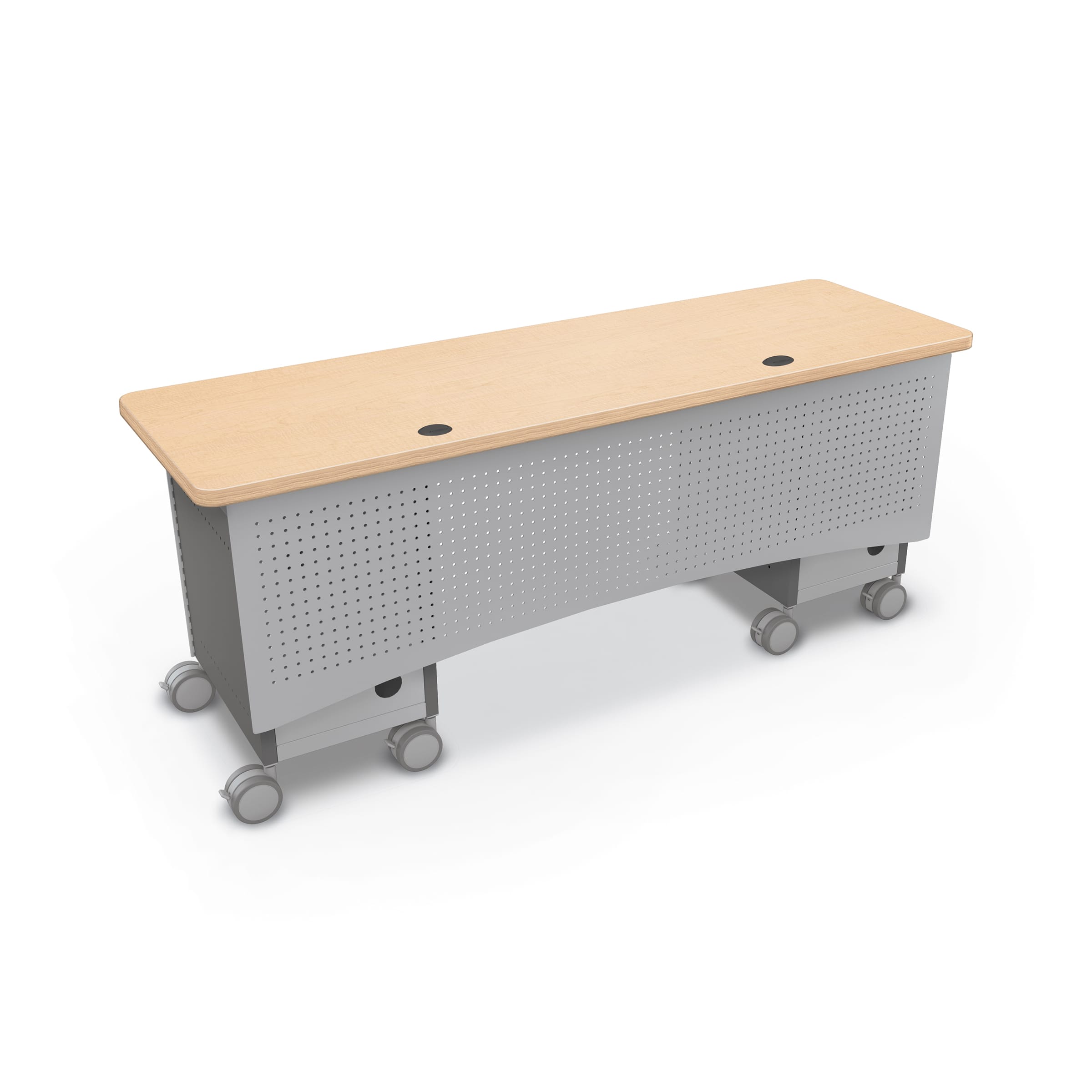 Compass Dual Cabinet Teacher Desk | MooreCo