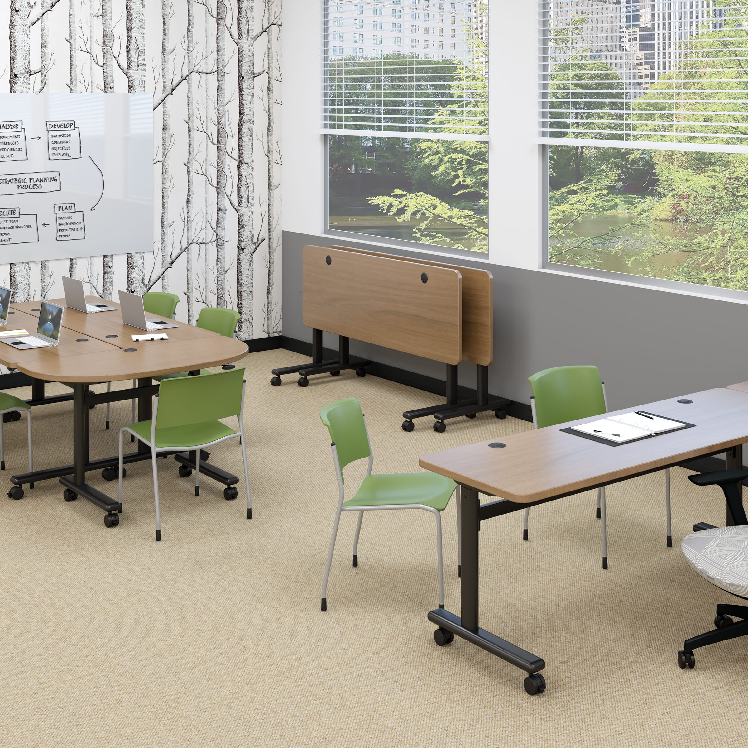 Height Adjustable Flipper Table | MooreCo