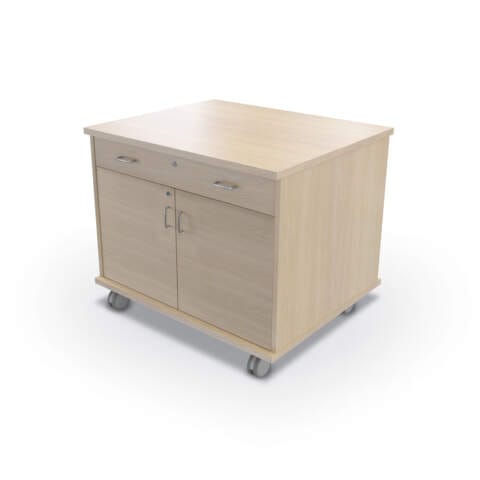 Verso Drawer + Closed Storage + Fixed Shelf Unit