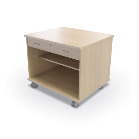 Verso Drawer + Open Storage + Fixed Shelf Unit