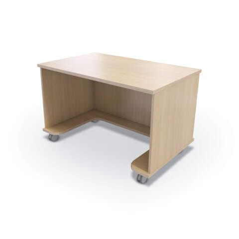 Verso Open Knee Space Desk – Straight