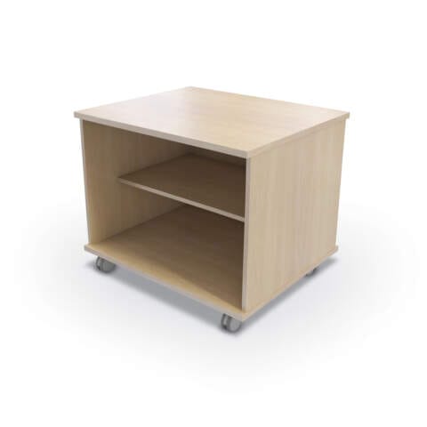Verso Open Storage + Fixed Shelf Unit