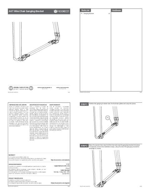 Akt Wire Base Ganging Clip Assembly Instructions