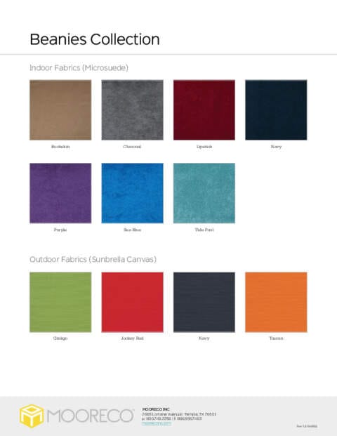 Beanies Swatch Card