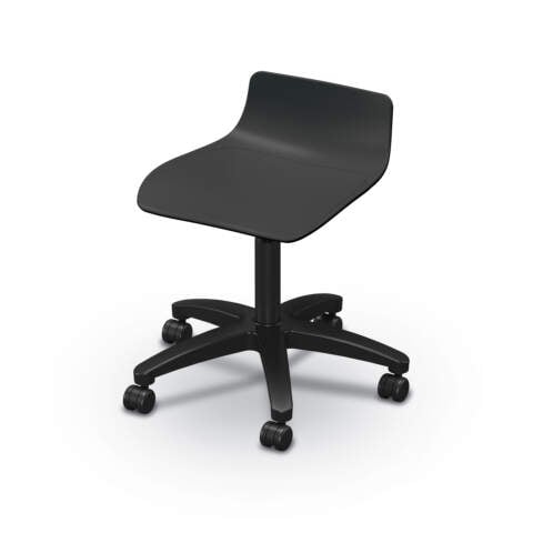 Hierarchy Low Back 5-Star Chair (Hard Casters)