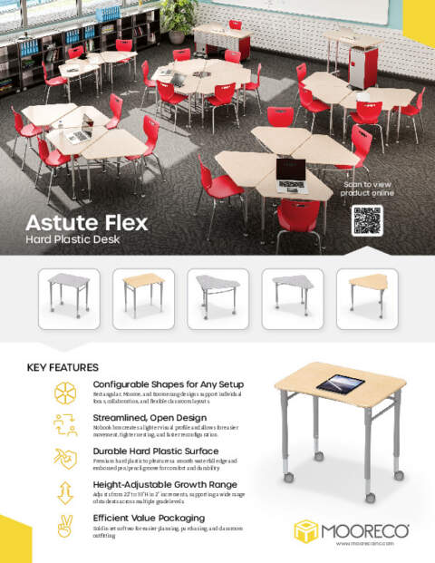 Astute Flex Desk Feature Sheet